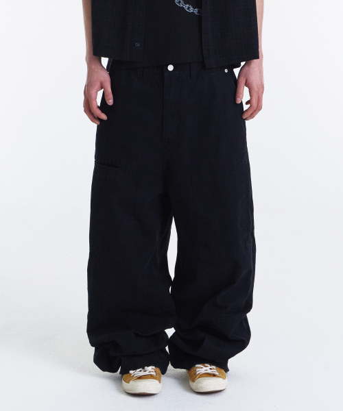 KICHUL（キチョル）の「Asym Vintage Cargo Pants (Washed Black)（その他パンツ・レディース・その他・SMALL/MEDIUM/LARGE）」の4枚目の写真