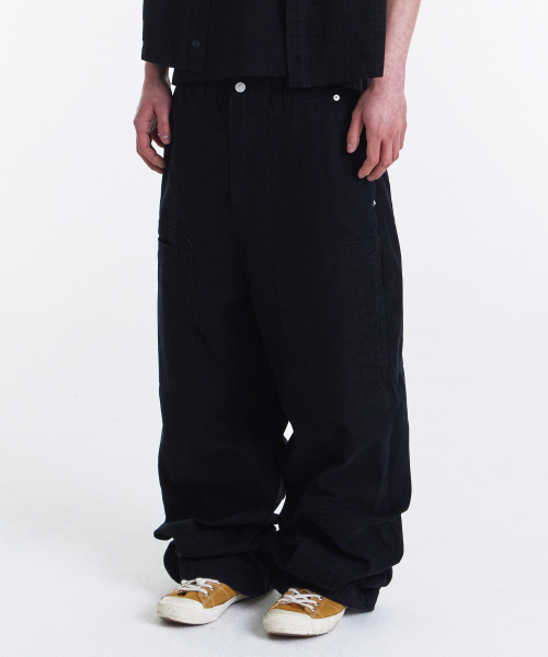 KICHUL（キチョル）の「Asym Vintage Cargo Pants (Washed Black)（その他パンツ・レディース・その他・SMALL/MEDIUM/LARGE）」の5枚目の写真