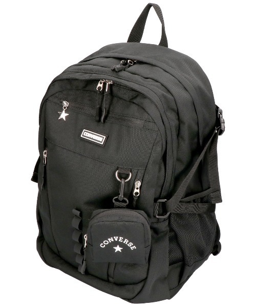 CONVERSE(コンバース)の「【CONVERSE/コンバース】RUBBER PATCH BACKPACK / バックパック(バックパック/リュック・メンズ・アイボリー/ブラック/ベージュ/シルバー・FREE)」の3枚目の写真