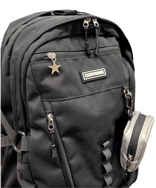 CONVERSE(コンバース)の「【CONVERSE/コンバース】RUBBER PATCH BACKPACK / バックパック(バックパック/リュック・メンズ・アイボリー/ブラック/ベージュ/シルバー・FREE)」の9枚目の写真