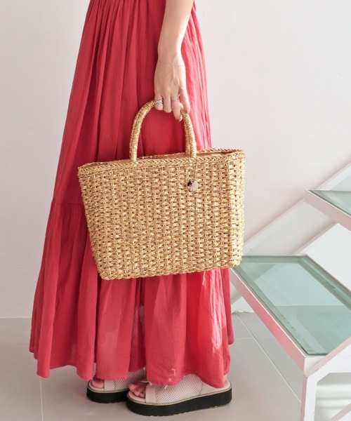 T・S・L（ティーエスエル）の「メタリックミックスペーパートートバッグ（かごバッグ・レディース・ゴールド/ブラック/シルバー・FREE）」の16枚目の写真