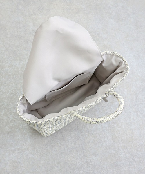 T・S・L（ティーエスエル）の「メタリックミックスペーパートートバッグ（かごバッグ・レディース・ゴールド/ブラック/シルバー・FREE）」の8枚目の写真