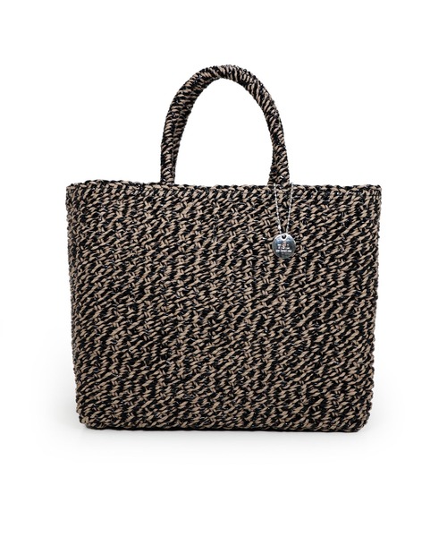 T・S・L（ティーエスエル）の「メタリックミックスペーパートートバッグ（かごバッグ・レディース・ゴールド/ブラック/シルバー・FREE）」の12枚目の写真