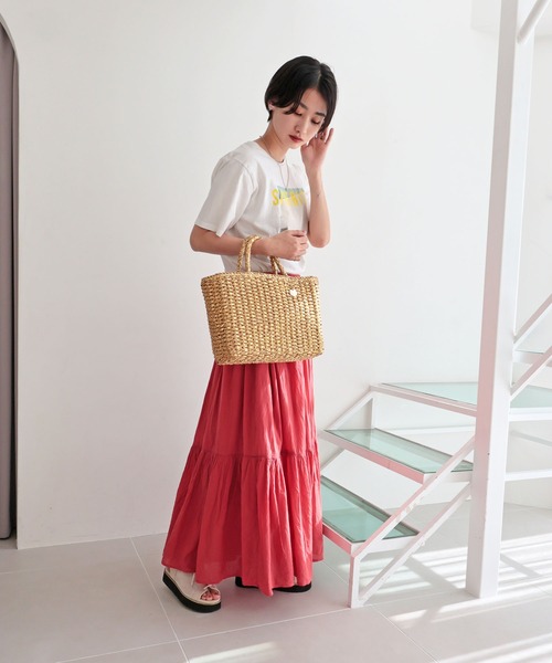 T・S・L（ティーエスエル）の「メタリックミックスペーパートートバッグ（かごバッグ・レディース・ゴールド/ブラック/シルバー・FREE）」の18枚目の写真