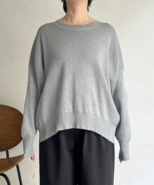 un dix cors（アンディコール）の「ニットセットレイヤープルオーバー（ニット/セーター・レディース・グレー/ホワイト/ブラック/イエロー・FREE）」の21枚目の写真
