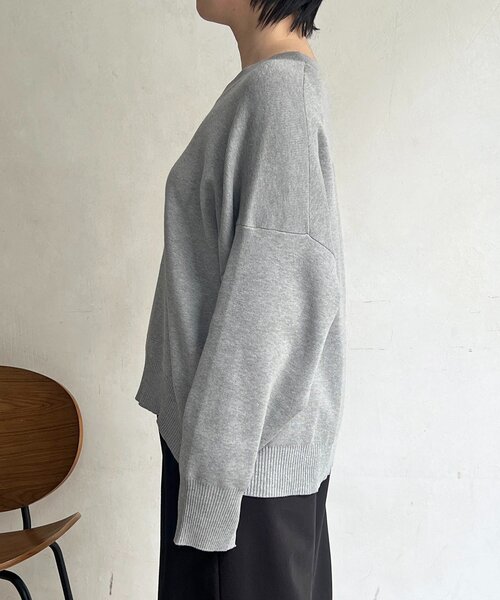 un dix cors（アンディコール）の「ニットセットレイヤープルオーバー（ニット/セーター・レディース・グレー/ホワイト/ブラック/イエロー・FREE）」の14枚目の写真