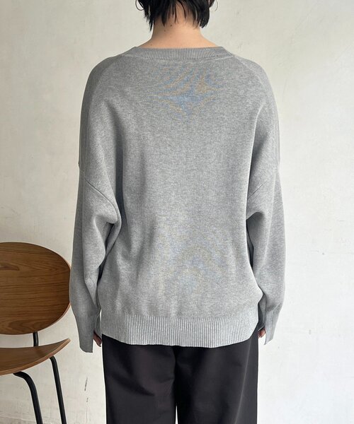 un dix cors（アンディコール）の「ニットセットレイヤープルオーバー（ニット/セーター・レディース・グレー/ホワイト/ブラック/イエロー・FREE）」の15枚目の写真