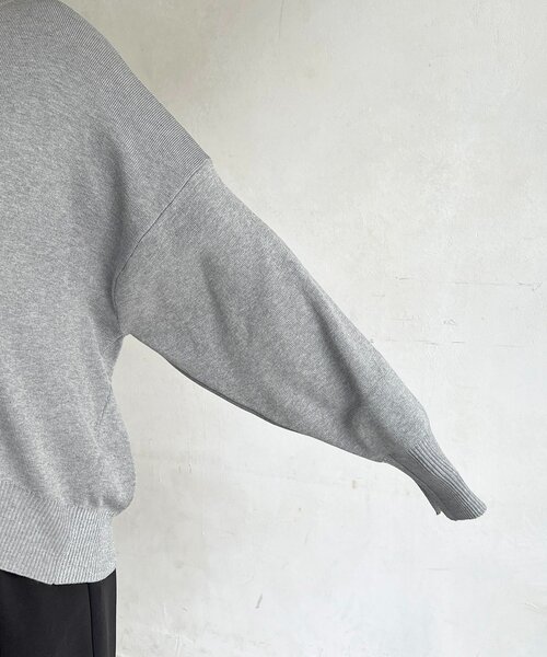 un dix cors（アンディコール）の「ニットセットレイヤープルオーバー（ニット/セーター・レディース・グレー/ホワイト/ブラック/イエロー・FREE）」の18枚目の写真