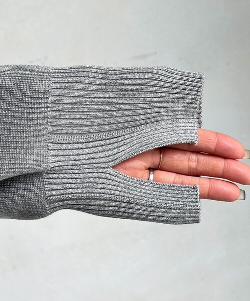 un dix cors（アンディコール）の「ニットセットレイヤープルオーバー（ニット/セーター・レディース・グレー/ホワイト/ブラック/イエロー・FREE）」の19枚目の写真