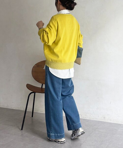 un dix cors（アンディコール）の「ニットセットレイヤープルオーバー（ニット/セーター・レディース・グレー/ホワイト/ブラック/イエロー・FREE）」の13枚目の写真