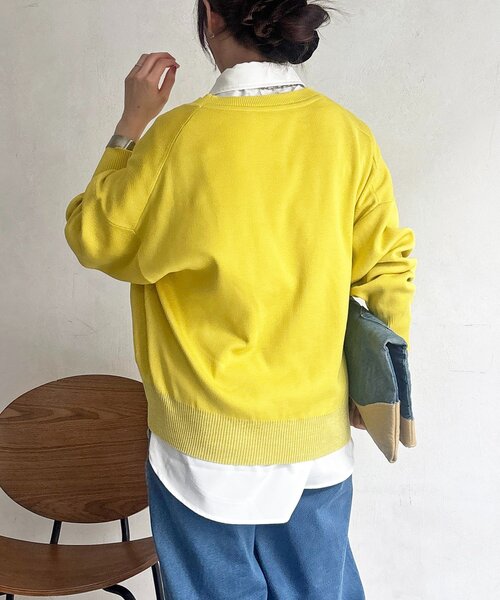 un dix cors（アンディコール）の「ニットセットレイヤープルオーバー（ニット/セーター・レディース・グレー/ホワイト/ブラック/イエロー・FREE）」の7枚目の写真