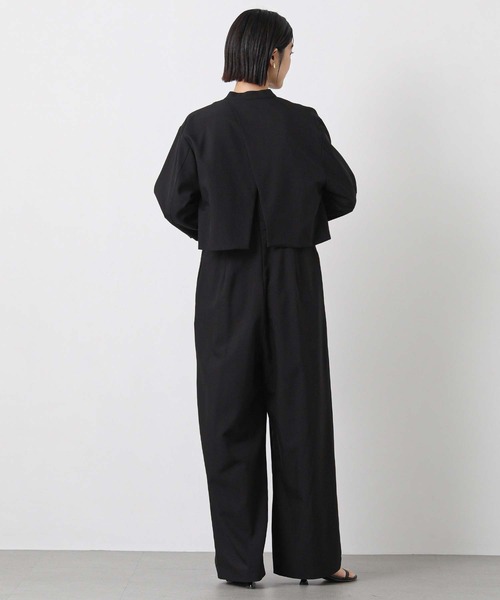 CHIGNON（シニヨン）の「ジャケット付きサロペット（ワンピース・レディース・モカ/ブラック・FREE）」の10枚目の写真