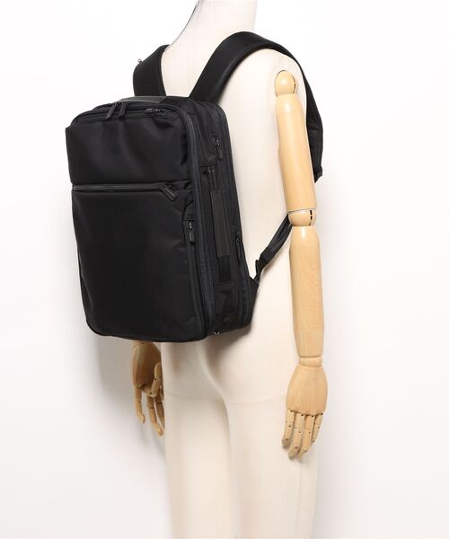 ace.(エース)の「【ace. GENE/エースジーン】 ガジェタブルCB2 スクエアリュック 15L(20L)(ビジネスバッグ・メンズ・ブラック・FREE)」の2枚目の写真