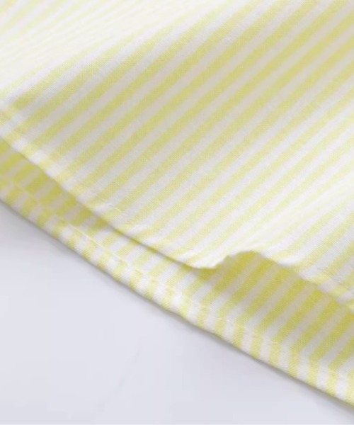 U:UME(ユーム)の「Flower Embroidery Stripe Shirt(シャツ/ブラウス・メンズ・ブルー/イエロー/パープル・X-LARGE/LARGE/MEDIUM)」の8枚目の写真