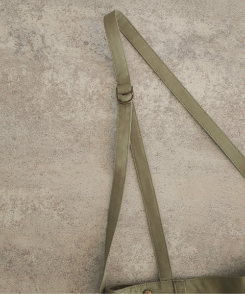 NOMBRE IMPAIR（ノンブルアンペール）の「【予約】コットンリネンツイル　サスペンダーパンツ（サロペット/オーバーオール・レディース・チャコールグレー/カーキ・FREE）」の15枚目の写真