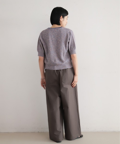 コットンリネンツイル サスペンダーパンツ | NOMBRE IMPAIR