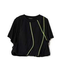 AULA AILA（アウラアイラ）の「レイヤードツイストデザインTシャツ（Tシャツ/カットソー）」