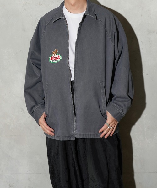 C.E.L.STORE(セルストア)の「MACK TRUCKS / マック トラックス MACK TRUCK JACKET ワークジャケット(ブルゾン・メンズ・パープル/ブラック/チャコールグレー・LARGE/MEDIUM)」の7枚目の写真