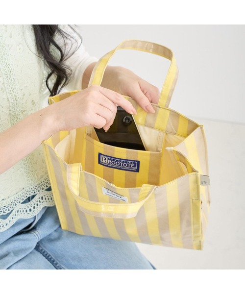 ROOTOTE（ルートート）の「ルートート / A4縦型ラミネートトート EU.アーキャトル.ラミネート-W（トートバッグ・レディース・その他4/その他3/その他2/その他1・FREE）」の12枚目の写真
