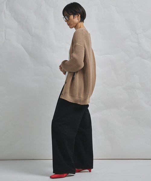 Whim Gazette(ウィムガゼット)の「【GEMINI】片畔カーディガン(カーディガン/ボレロ・レディース・ホワイト系その他/キャメル・FREE)」の18枚目の写真