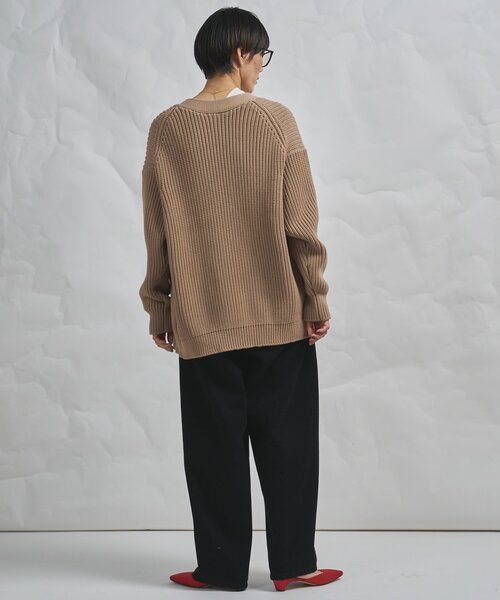 Whim Gazette(ウィムガゼット)の「【GEMINI】片畔カーディガン(カーディガン/ボレロ・レディース・ホワイト系その他/キャメル・FREE)」の17枚目の写真