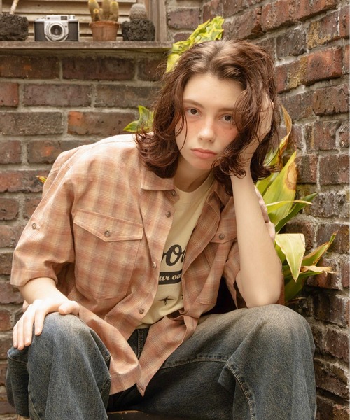 Zooodle(ズードル)の「Tab sleeve check shirt - タブスリーブ半袖チェックシャツ -(シャツ/ブラウス・メンズ・レッド/ブルー・MEDIUM/LARGE)」の22枚目の写真