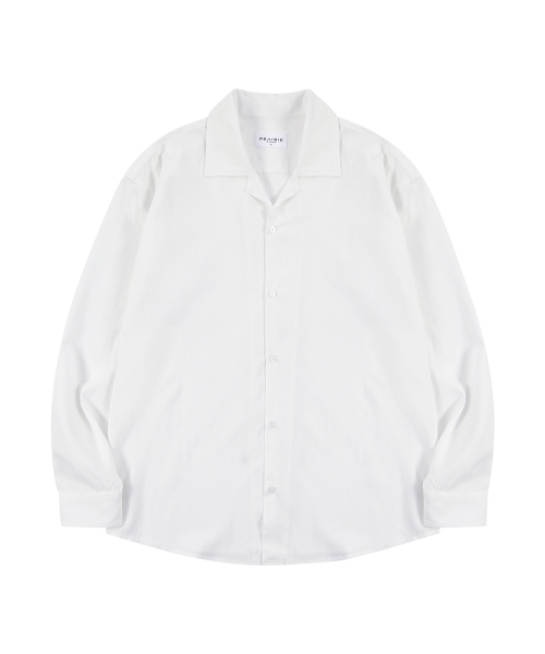 PRAIRIE(KR)(プレーリー)の「シルキーオーバーサイズオープンカラーシャツ(ホワイト)(シャツ/ブラウス・メンズ・その他・LARGE/MEDIUM)」の3枚目の写真