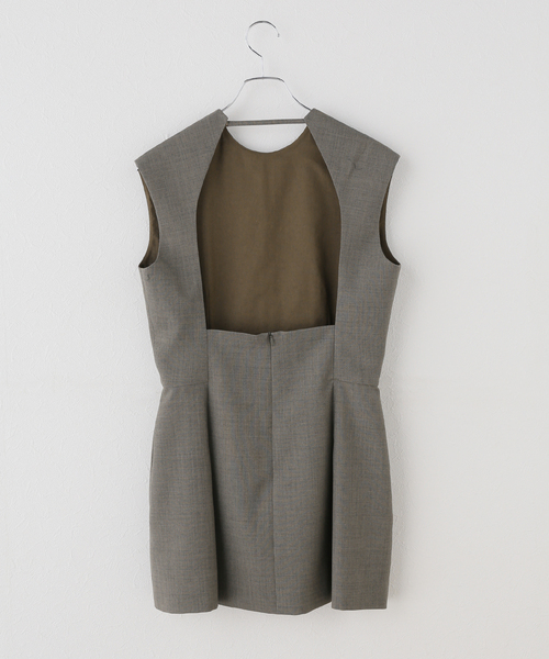 IENA(イエナ)の「BOWTE/バウト BLUEFACED WORSTED TOP ワンピース 261-01-0004(ワンピース・レディース・グレー・38/36)」の2枚目の写真