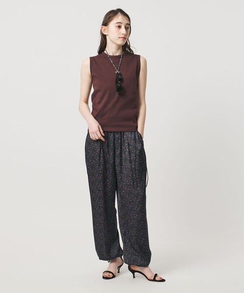 TICCA（ティッカ）の「＜TICCA＞プリント イージーパンツ（その他パンツ・レディース・ブラウン系/ネイビー・FREE）」の5枚目の写真