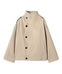 GALERIE VIE | コットンウールギャバジン ハイネックショートコート(その他アウター)