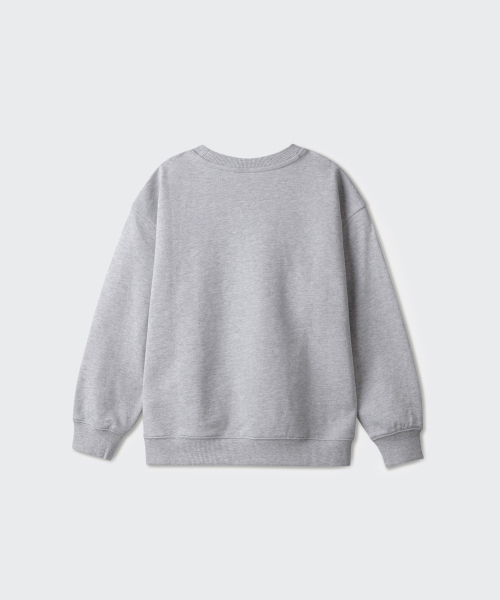 MUSINSA STANDARD KIDS（ムシンサスタンダードキッズ）の「オーバーサイズスウェットシャツ [ミディアムグレー]（スウェット・レディース・その他・120/130/150/140/110/100/160）」の7枚目の写真