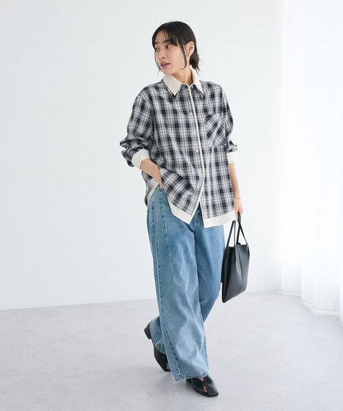 CRAFT STANDARD BOUTIQUE（クラフトスタンダードブティック）の「アシンメトリーカットフラットシューズ（パンプス・レディース・ブラウン/ブラック・L/M）」の10枚目の写真