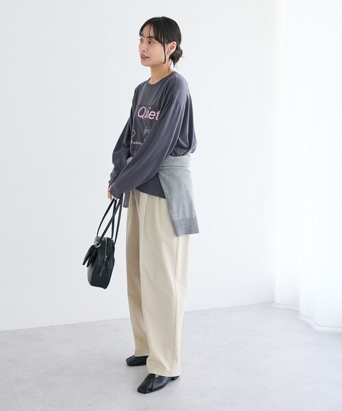 CRAFT STANDARD BOUTIQUE（クラフトスタンダードブティック）の「アシンメトリーカットフラットシューズ（パンプス・レディース・ブラウン/ブラック・L/M）」の14枚目の写真