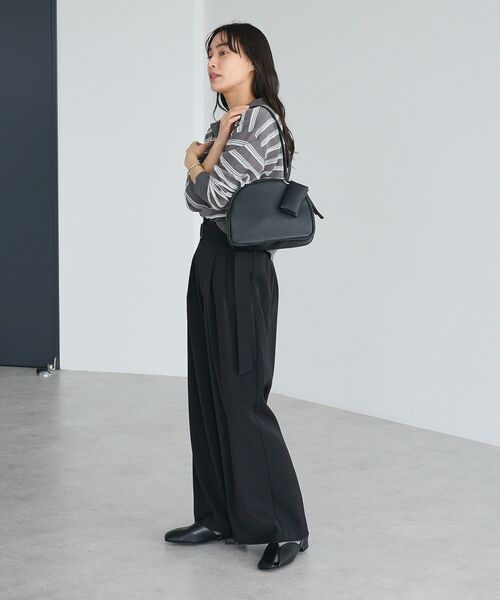 CRAFT STANDARD BOUTIQUE（クラフトスタンダードブティック）の「アシンメトリーカットフラットシューズ（パンプス・レディース・ブラウン/ブラック・L/M）」の15枚目の写真