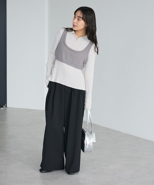 CRAFT STANDARD BOUTIQUE（クラフトスタンダードブティック）の「アシンメトリーカットフラットシューズ（パンプス・レディース・ブラウン/ブラック・L/M）」の16枚目の写真