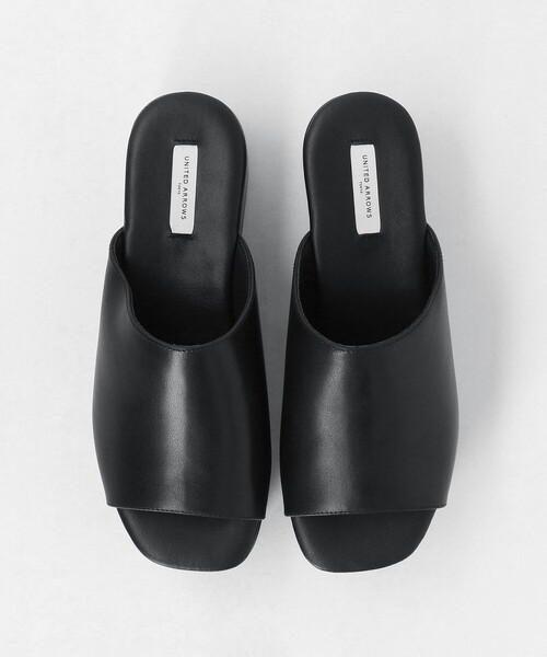 UNITED ARROWS（ユナイテッドアローズ）の「レザー プラットフォーム ミュール/サンダル（サンダル・レディース・ブラック・35/36/38/37）」の7枚目の写真