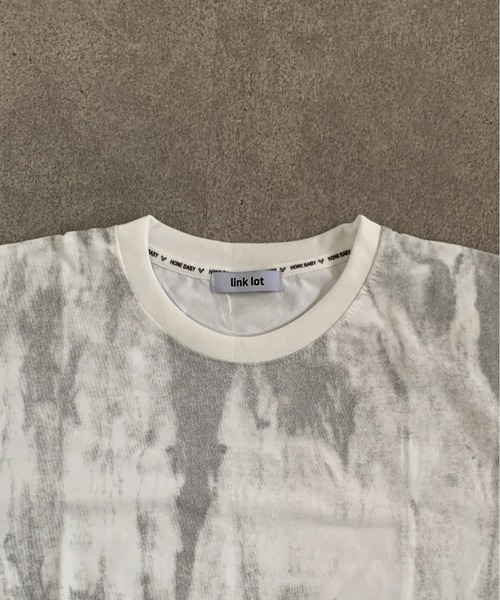 link lot(リンクロット)の「マーブルルーズフィット ニュアンスTシャツ(Tシャツ/カットソー・メンズ・ブラック/ホワイト・L/M)」の14枚目の写真