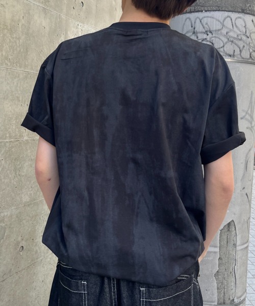 link lot(リンクロット)の「マーブルルーズフィット ニュアンスTシャツ(Tシャツ/カットソー・メンズ・ブラック/ホワイト・L/M)」の9枚目の写真