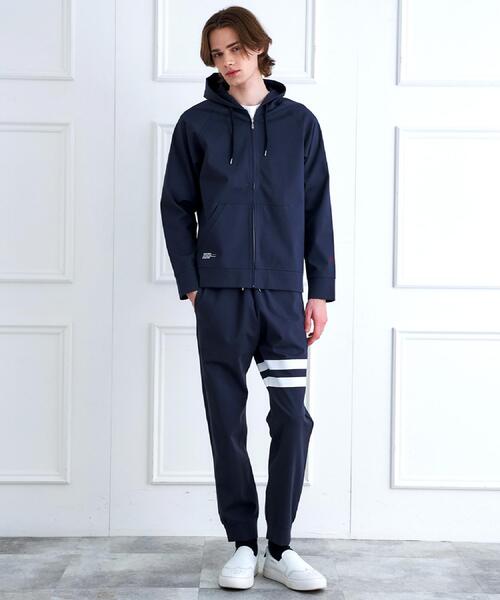 DRESSTERIOR(ドレステリア)の「【接触冷感/セットアップ可/Safari5月号掲載/ウォッシャブル】ドライタッチ ハイカウントジョガーパンツ(その他パンツ・メンズ・グレー/ブラック/ネイビー・76/79/82/85)」の10枚目の写真