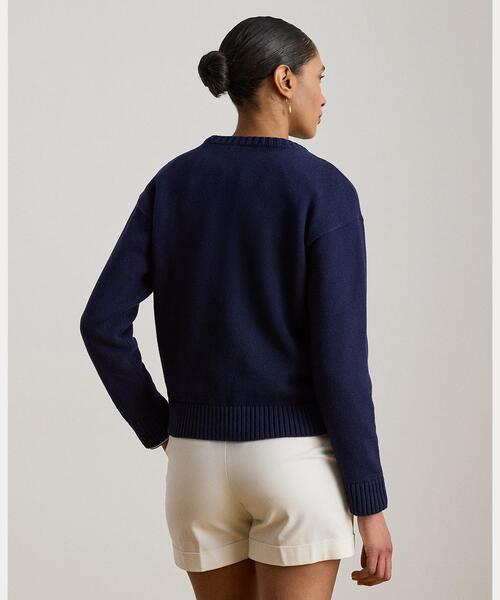 LAUREN RALPH LAUREN（ローレン ラルフ ローレン）の「インターシャニット ゴールデン レトリバー セーター（ニット/セーター・レディース・マルチ・L/M/S/XS）」の6枚目の写真