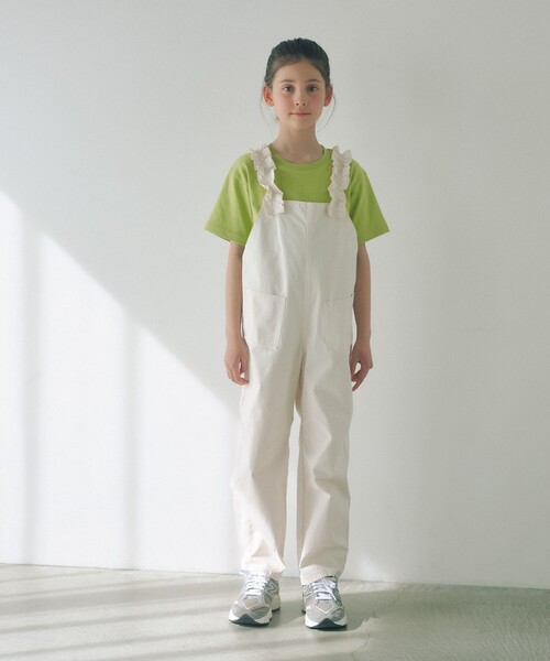green label relaxing(グリーンレーベルリラクシング)の「【WEB限定】サイドギャザー チビ Tシャツ 100cm-160cm(Tシャツ/カットソー・キッズ・オレンジ/ライラック/ライム・130cm/160cm/100cm/150cm/120cm/110cm/140cm)」の19枚目の写真