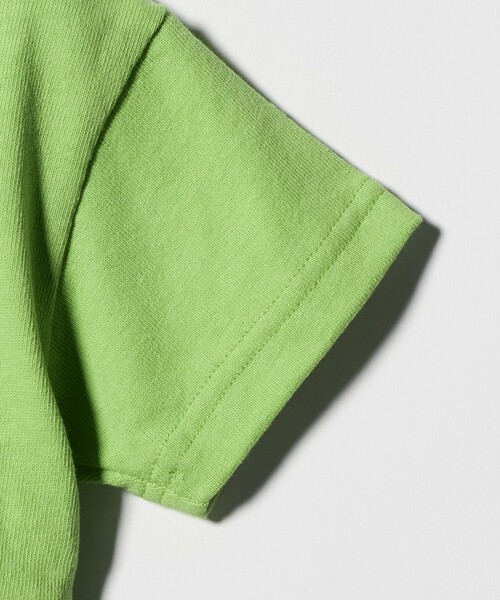 green label relaxing(グリーンレーベルリラクシング)の「【WEB限定】サイドギャザー チビ Tシャツ 100cm-160cm(Tシャツ/カットソー・キッズ・オレンジ/ライラック/ライム・130cm/160cm/100cm/150cm/120cm/110cm/140cm)」の4枚目の写真