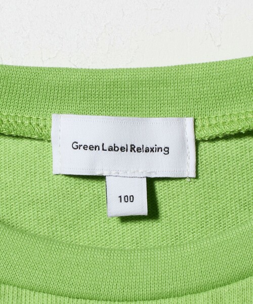 green label relaxing(グリーンレーベルリラクシング)の「【WEB限定】サイドギャザー チビ Tシャツ 100cm-160cm(Tシャツ/カットソー・キッズ・オレンジ/ライラック/ライム・130cm/160cm/100cm/150cm/120cm/110cm/140cm)」の13枚目の写真