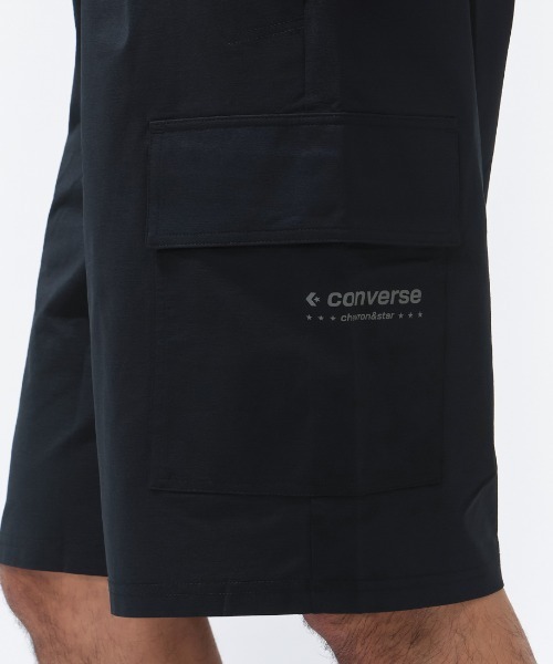 CONVERSE（コンバース）の「コンバース  STRETCH CARGO SHORTS M ストレッチカーゴショーツ（カーゴパンツ・メンズ・カーキ/ブラック・M/L/LL）」の9枚目の写真