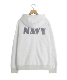 REMI RELIEF NAVY LABEL | REMI RELIEF NAVY LABEL / レミレリーフ ネイビーレーベル：NEW SP加工3飛び裏毛ZIPパーカ(NAVY)：RN30389287AK[STD](パーカー)