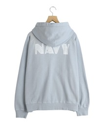 REMI RELIEF NAVY LABEL / レミレリーフ ネイビーレーベル：NEW SP加工3飛び裏毛ZIPパーカ(NAVY)：RN30389287AK[STD]