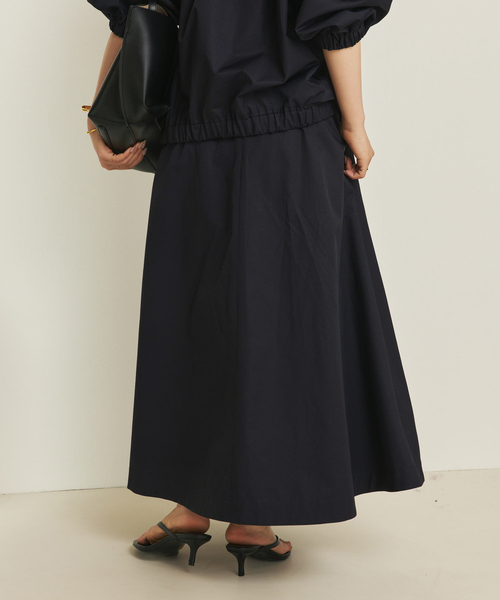 plage（プラージュ）の「cotton/ny minimal スカート（スカート・レディース・ネイビー/ホワイト・38/36/34）」の11枚目の写真