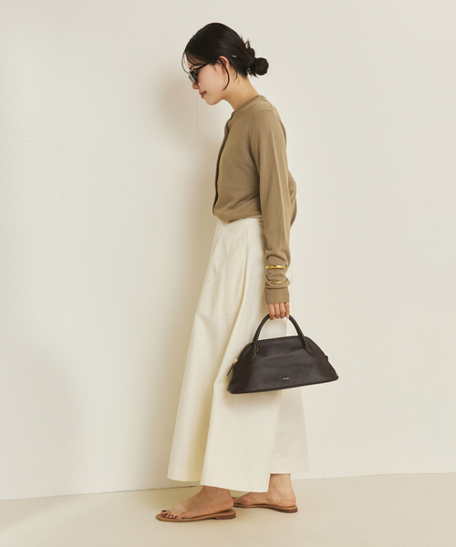 plage（プラージュ）の「cotton/ny minimal スカート（スカート・レディース・ネイビー/ホワイト・38/36/34）」の15枚目の写真