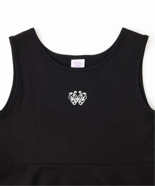 ANNA SUI mini（アナスイ・ミニ）の「メッシュTシャツ＋ワンピース【接触冷感・UVカット】（ワンピース・キッズ・サックスブルー/ブラック・120cm/150cm/140cm/130cm/160cm）」の8枚目の写真