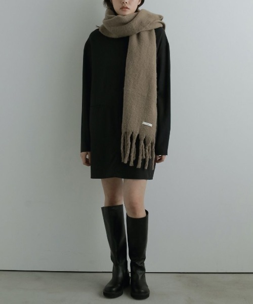 anuke（アンヌーク）の「anuke　Ecoleather Long Boots エコレザーロングブーツ/62521007（ブーツ・レディース・ブラック・36/38/37）」の6枚目の写真